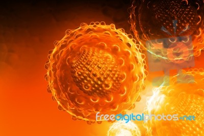 Hepatitis Virus Stock Image