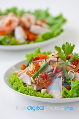 Herb Salad - Thai Food Stock Photo