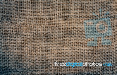 Hessian Texture Background Stock Photo