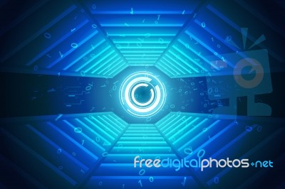 Hexagon Background Stock Image