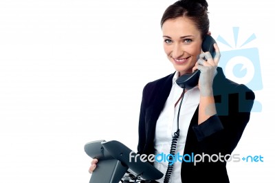 Hi, How Can I Help You Today? Stock Photo