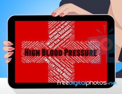 High Blood Pressure Represents Secondary Hypertension And Ht Stock Image