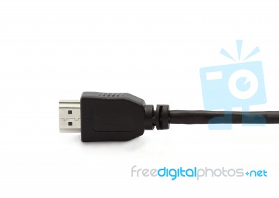 High Definition HDMI Cable Stock Photo