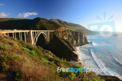 Highway One Bidge Stock Photo