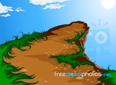 Hilltop Nature Stock Image