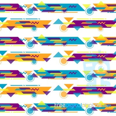 Hipster Geometric Background Stock Image