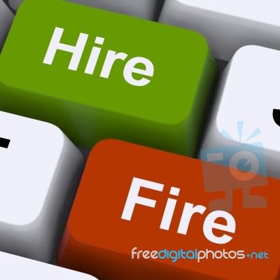 Hire Fire Keys Stock Image