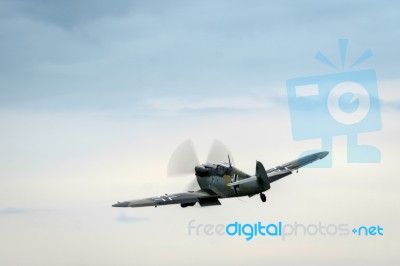 Hispano Ha1112-m1l Buchon G-bwue Stock Photo