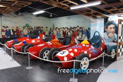 Historic Race Cars Stock Photo