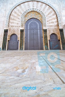 Historical Marble  In  Antique Building Door Morocco Style Afric… Stock Photo