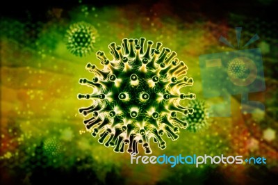 Hiv Virus Stock Image