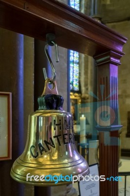 Hms Canterbury Bell In Canterbury Cathedral Stock Photo