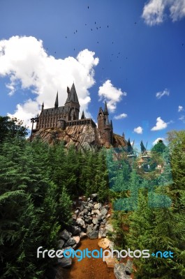 Hogwarts Castle Stock Photo