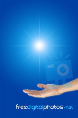 Hold Bright Opportunity In The Dark Stock Photo