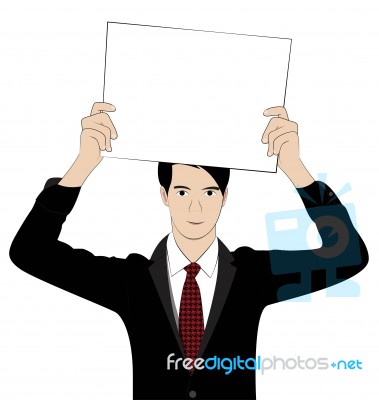 Hold Paper1 Stock Image