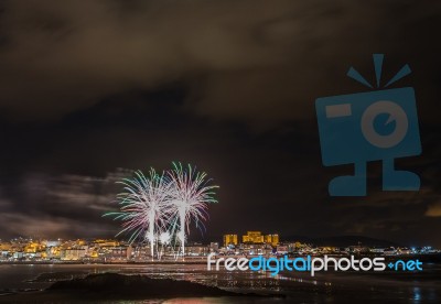 Holiday In The Galician Coast Stock Photo