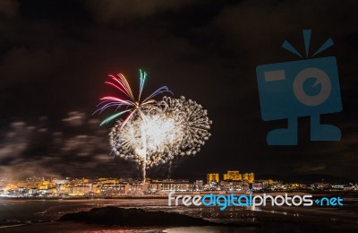 Holiday In The Galician Coast Stock Photo