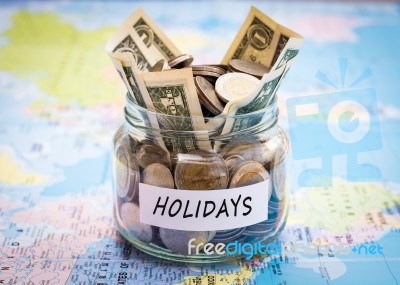 Holidays Budget Concept Stock Photo