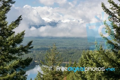 Holland Lake Stock Photo