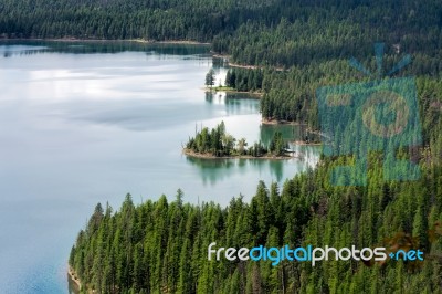 Holland Lake Stock Photo