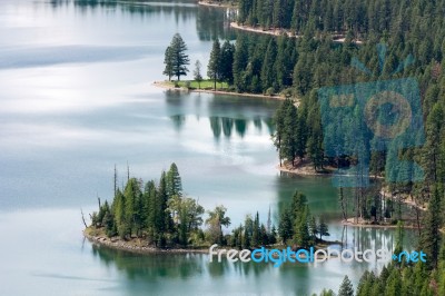 Holland Lake Stock Photo