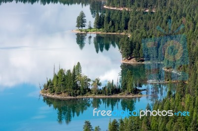 Holland Lake Stock Photo