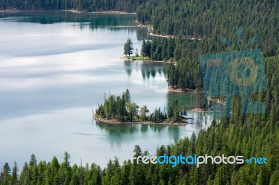 Holland Lake Stock Photo