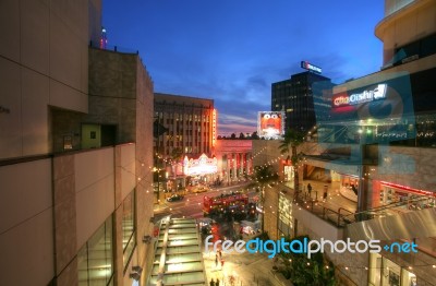 Hollywood, Ca - Feb 9: Stars On The Hollywood Walk Of Fame On Ho… Stock Photo