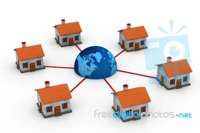 Home Communication Stock Image