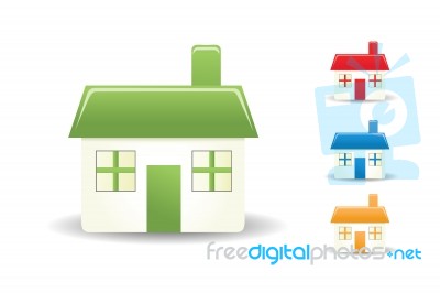 Home Icons Stock Image