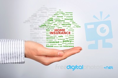 Home Insurance Concept Stock Photo