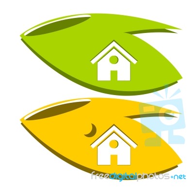 Home Of Nature Logo Stock Image