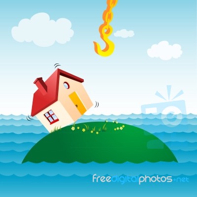 Home Repossession Stock Image