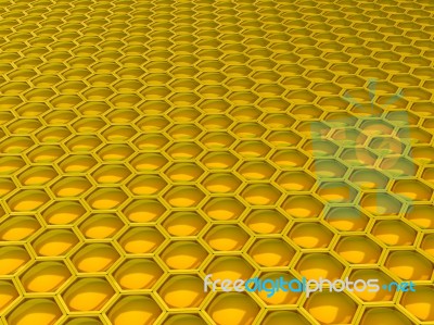 Honey 3d Stock Image