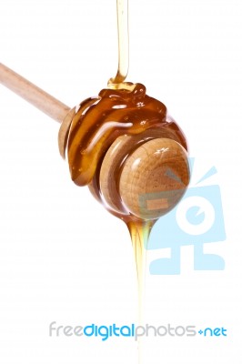 Honey Dipper Stock Photo