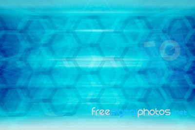 Honeycomb Futuristic Background Stock Photo