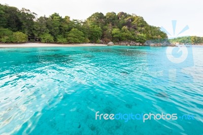 Honeymoon Bay And Beach In Similan Island, Thailand Stock Photo