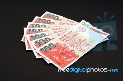 Hong Kong Dollars Stock Photo