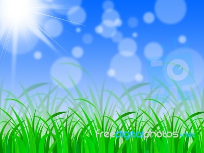 Horizon Background Means Outdoor Scene And Landscape Stock Image