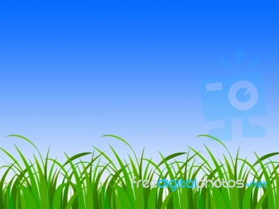 Horizon Background Means Vibrant Nature Or Environment
 Stock Image