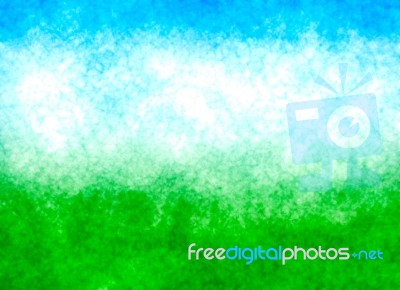 Horizontal Abstract Landscape Bokeh Background Stock Photo