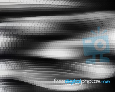 Horizontal Black And White 3d Extrude Cubes Waves Business Backg… Stock Photo