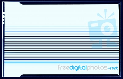 Horizontal Blue Film Scan Lines Illustration Background Stock Photo