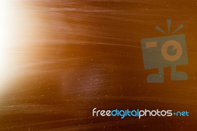 Horizontal Orange Dirty Film Scan Textured Background Stock Photo