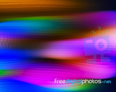 Horizontal Vivid 3d Extrude Cubes Waves Business Background Back… Stock Photo