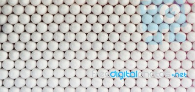 Horizontal  Vivid White Ball Spheres Business Medicine Abstracti… Stock Photo