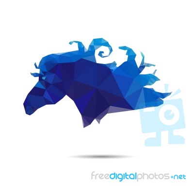 Horse Abstract Stock Image