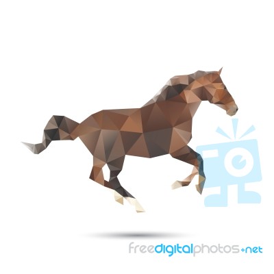 Horse Abstract Stock Image