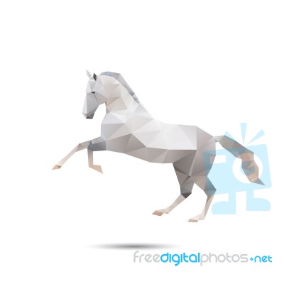 Horse Abstract Stock Image