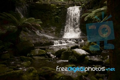 Horseshoe Falls In Mount Field National Park Stock Photo